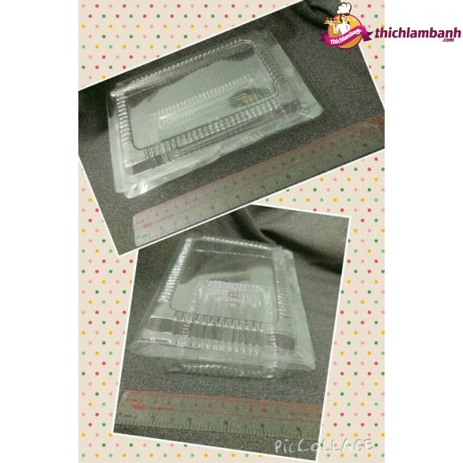 Hộp nhựa gập chữ nhật H55