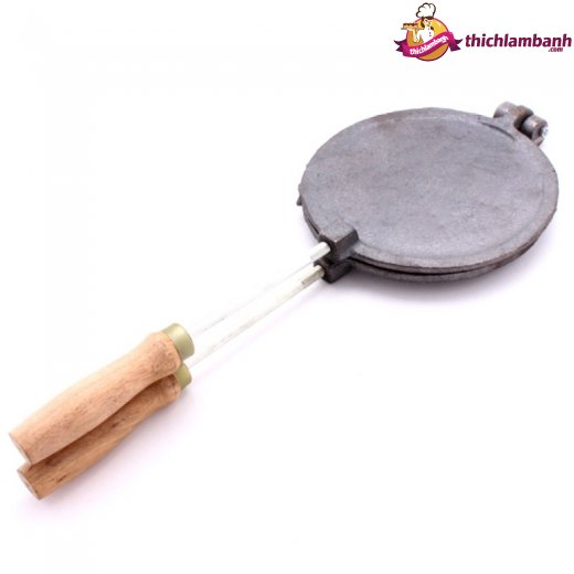 Khuôn bánh kẹp trơn nhôm chống dính Huỳnh Anh size NHỎ - 16 cm