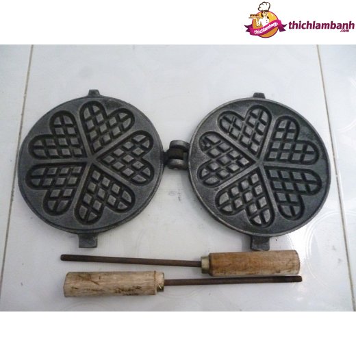 Khuôn bánh kẹp hoa tàn ong chống dính nhỏ 14 cm
