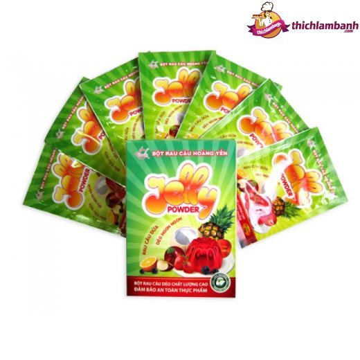 Bột rau câu dẻo jelly Hoàng Yến