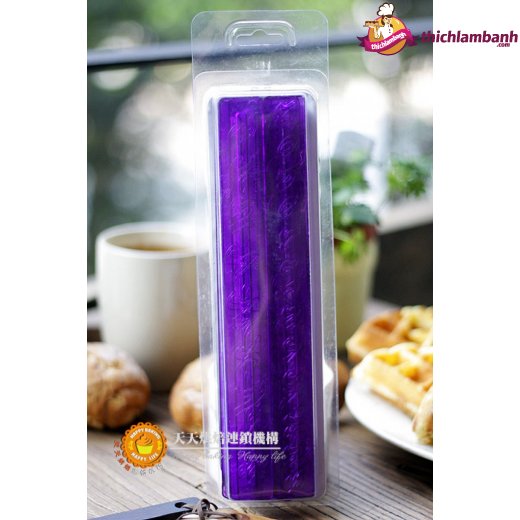 Bộ nhấn chữ cái thường + số màu tím