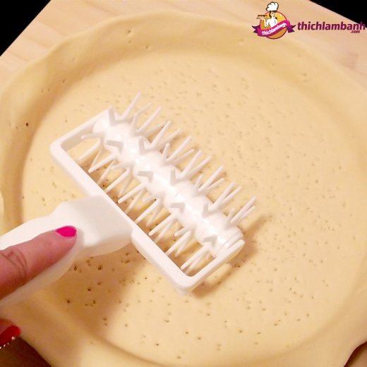 Con lăn bấm lỗ pizza/ bánh quy