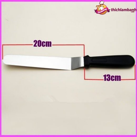 Dao chà láng gấp dài cán nhựa đen