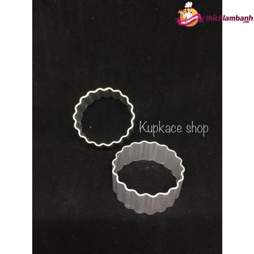 hình tròn răng cưa - Khuôn nhấn bánh quy TQ