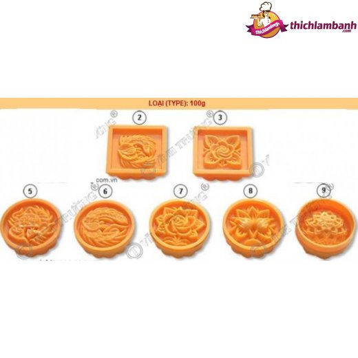 100g Khuôn Trung Thu Nướng-Dẻo Vĩnh Trường