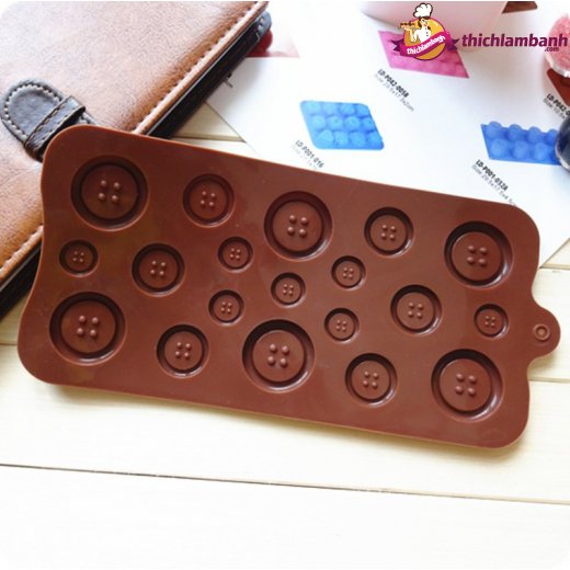 Khuôn silicon nút áo