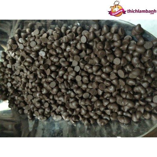 Chocola CHIP ĐEN nguyên chất 65% Puratos (Chocola dạng chip)