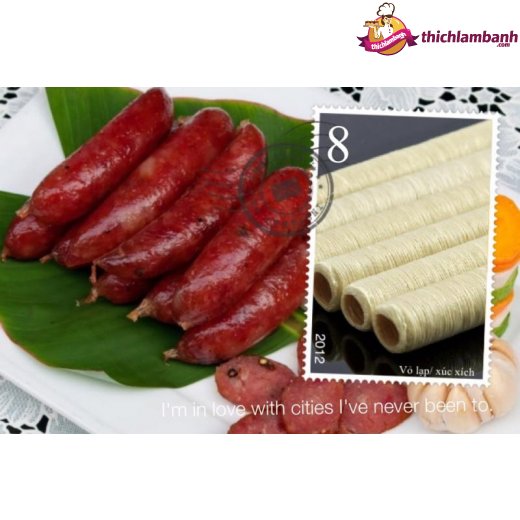Vỏ collagen làm xúc xích/ lạp xưởng 26mm