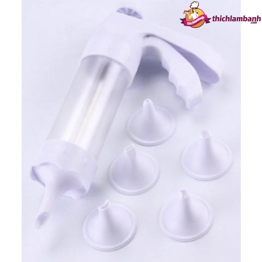 Bộ dụng cụ làm bánh quy Cookies press nhựa