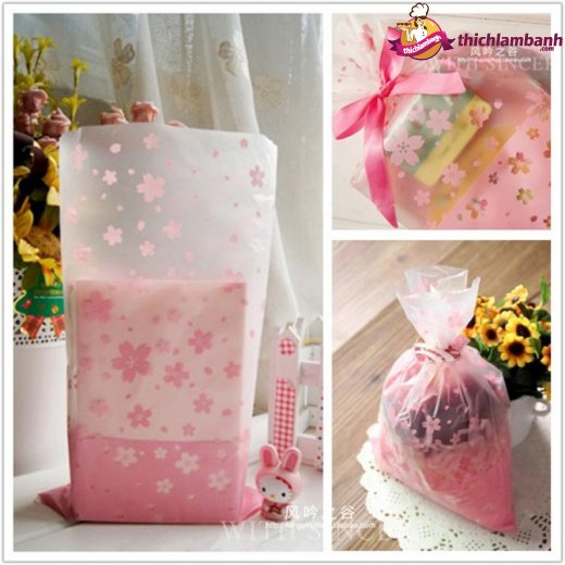 Túi cột mẫu hoa anh đào
