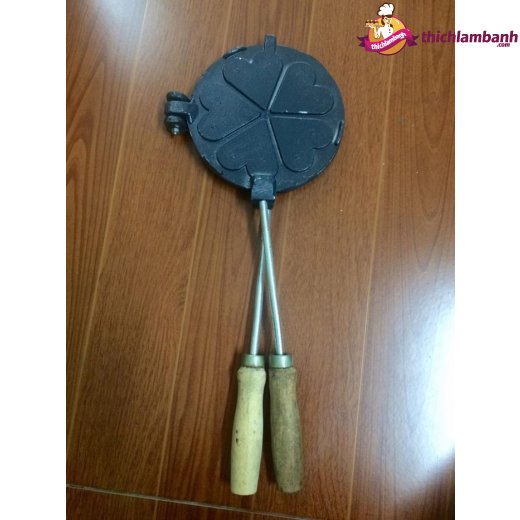 Khuôn bánh kẹp tàn ong /hoa nhôm chống dính lớn 17.5 cm