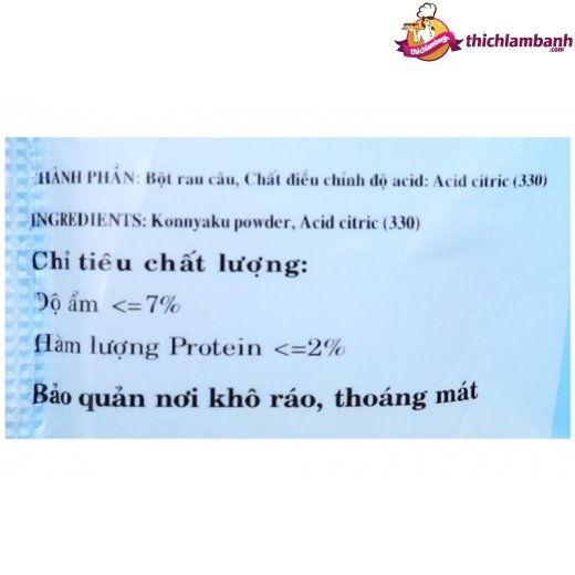 Bột rau câu Konnyaku 22g