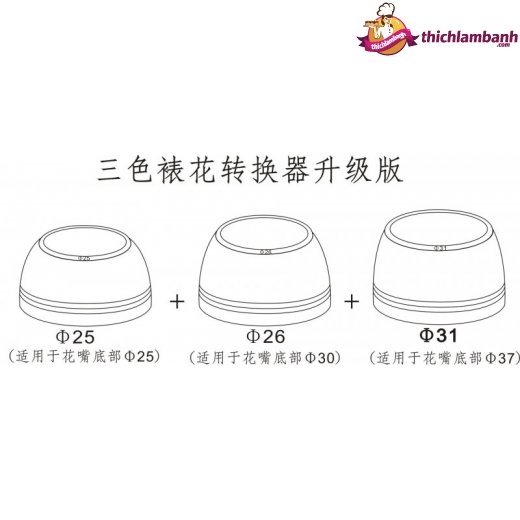 Chốt đuôi ghép 3 lỗ