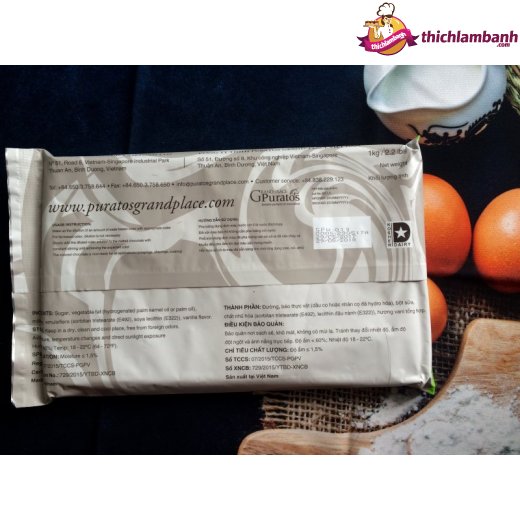 Chocolate trắng RAINBOW ( PHA MÀU) Grand Place 1KG