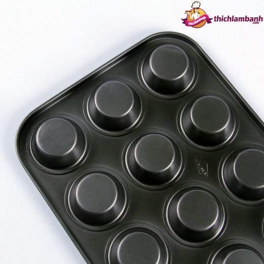 Khuôn cupcake 12 lỗ mini