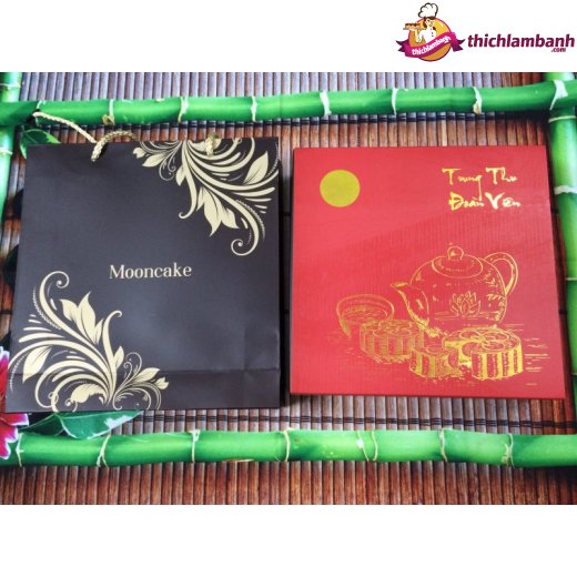 Hộp giấy MOONCAKE 4 bánh 125 -250gr