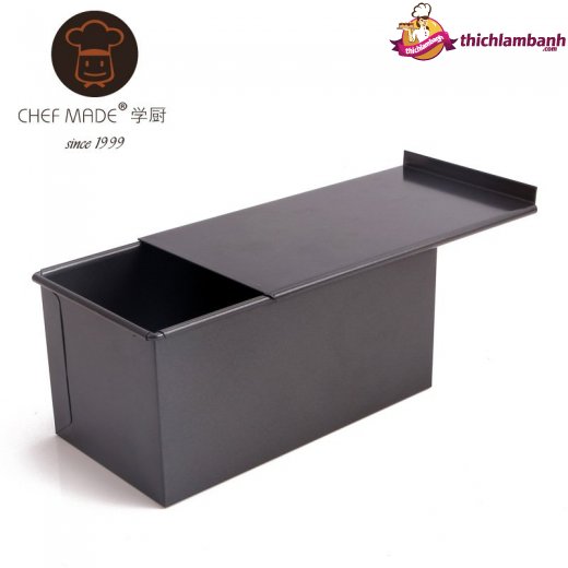 Khuôn Bánh Mì Gối/ sandwich 450g đen Chefmade WK9072