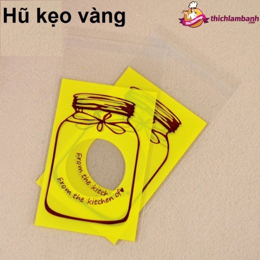 Túi dán đựng bánh dứa 7x10cm -100 cái