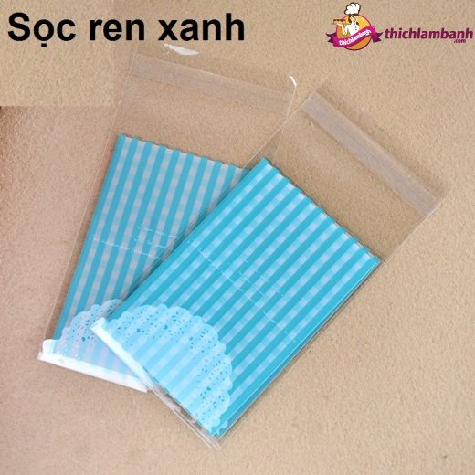 Túi dán đựng bánh dứa 7x10cm -100 cái