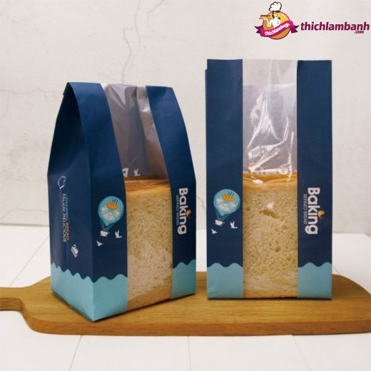 Túi đựng bánh hình bầu trời xanh SFKC-001 - 10 túi