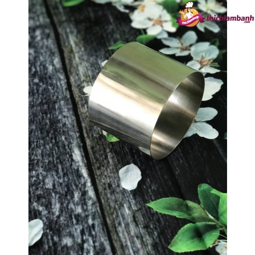 Khuôn tròn / ring không đáy cao 8cm