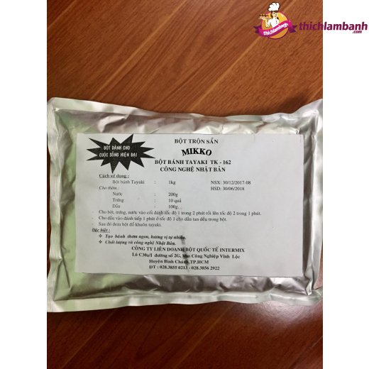 Bột trộn sẵn bánh cá Tayaki TK 162 - 1Kg