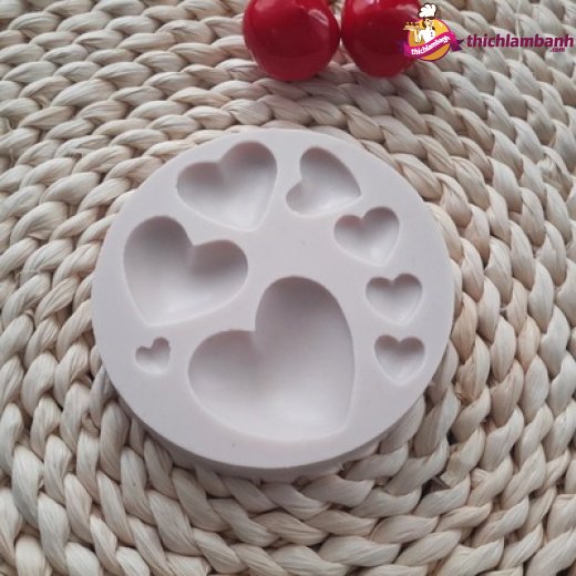 Khuôn silicon 4D 8 tim MK - 063