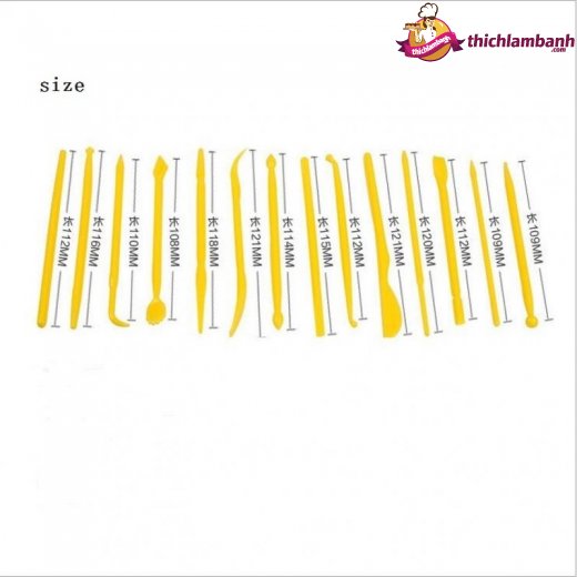 Tạo hình fondant - 14 que