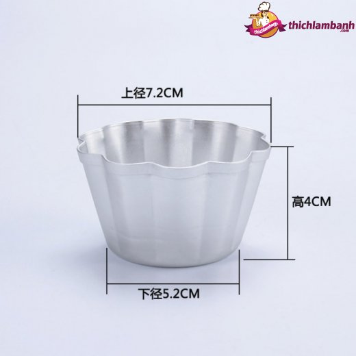 Ly nhôm 10 cánh hoa MC24