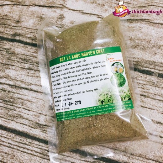Bột tạo màu tự nhiên - lá khúc 50 gr