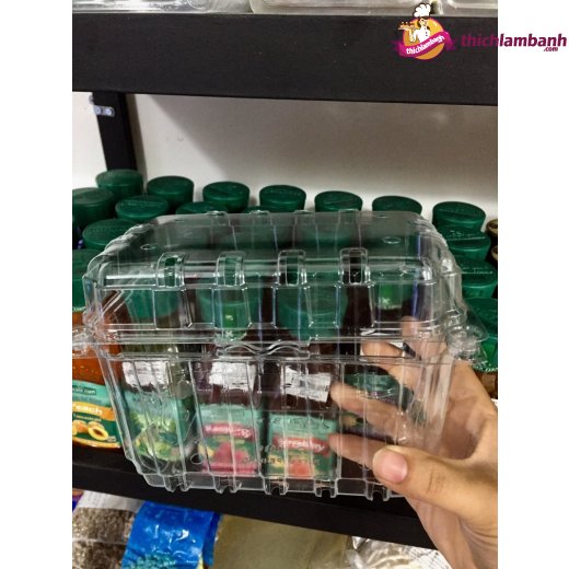 Hộp nhựa gập đựng trái cây