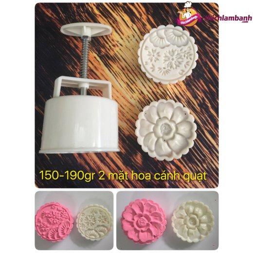 Khuôn lò xo 150-190gr tròn 2 mặt hoa cánh quạt