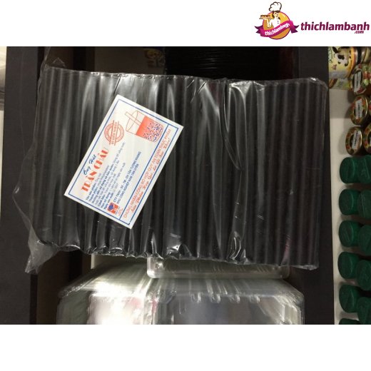 Ống hút trân châu đen