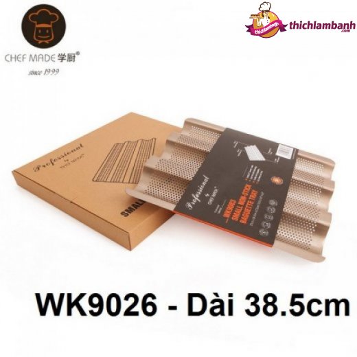 Khuôn bánh mì 3 rãnh Chefmade WK9026