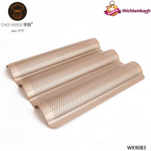 Khuôn bánh mì 3 rãnh Chefmade WK9026