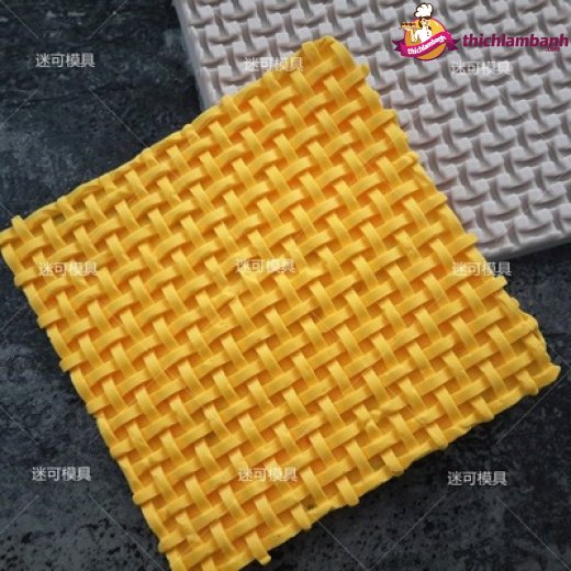 Khuôn silicon 4D đan lưới MK - 1794