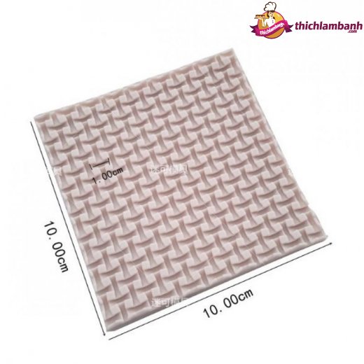 Khuôn silicon 4D đan lưới MK - 1794