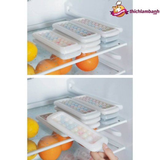 Khuôn Thạch Đá Bi Rau Câu 27 Viên - 1cm