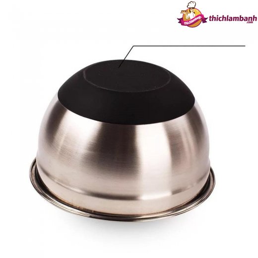 Thau inox đế chống trượt nhiều kích thước