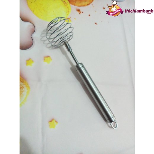 Phới đánh trứng inox lò xo tròn