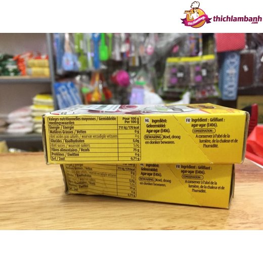 Bột Agar Vahine hộp 4 gói x 2 gr