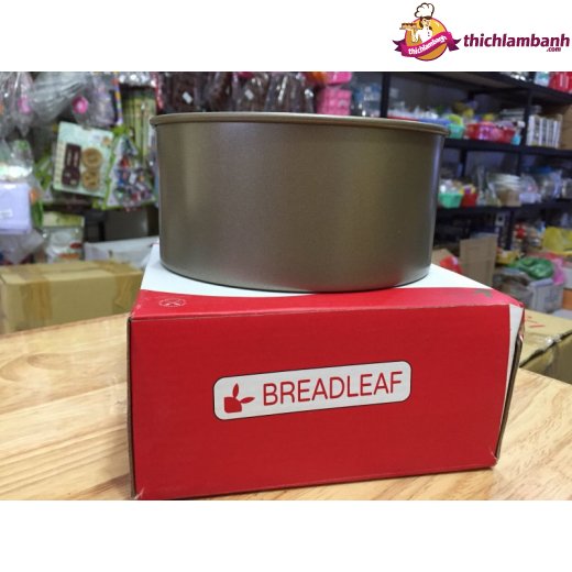 Khuôn tròn chống dính đáy liền BREADLEAF - 6 inch