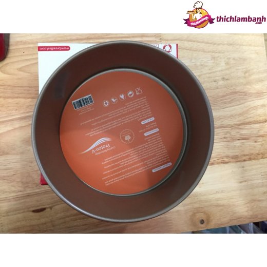 Khuôn tròn chống dính đáy liền BREADLEAF - 6 inch