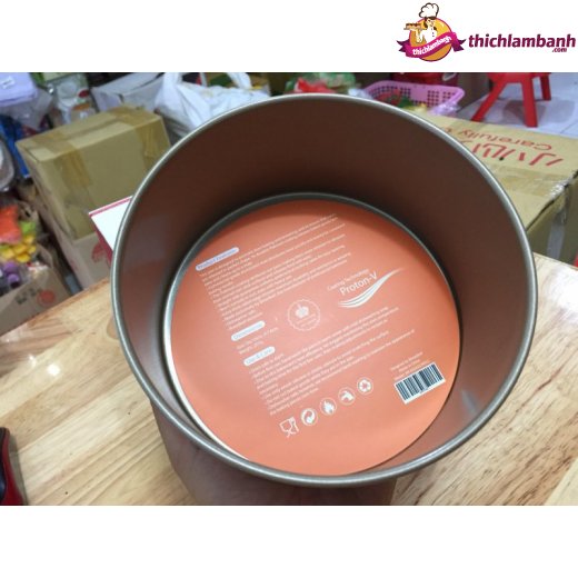 Khuôn tròn chống dính đáy liền BREADLEAF - 6 inch