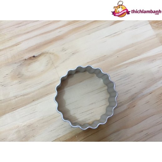hình tròn răng cưa - Khuôn nhấn bánh quy TQ