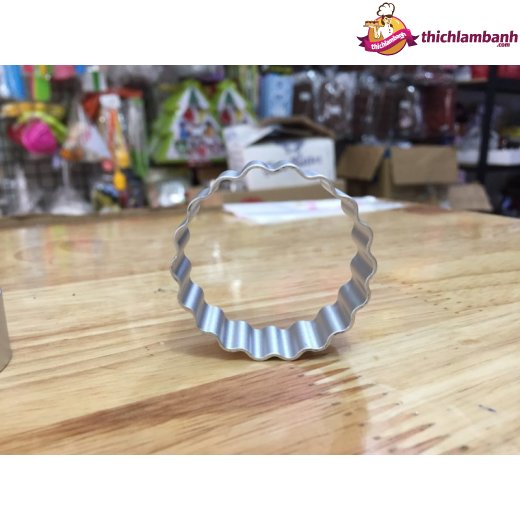 hình tròn răng cưa - Khuôn nhấn bánh quy TQ