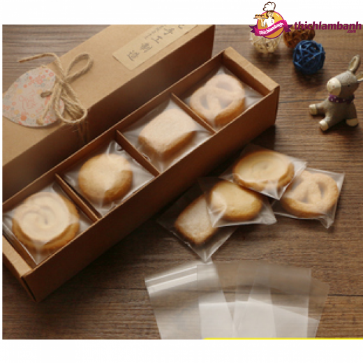 Túi dán mờ 7 x7 cm - set 100 túi