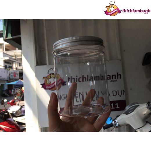 Hủ Nhựa Pet nắp nhôm 750ml