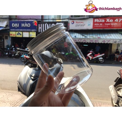 Hủ Nhựa Pet nắp nhôm 750ml