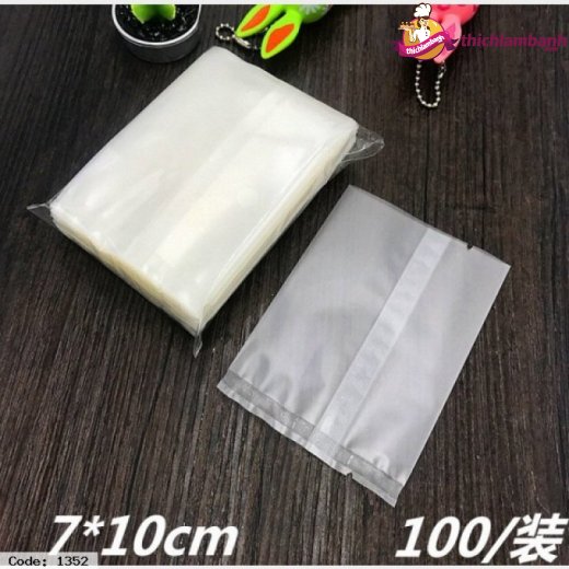Túi ép mờ 7 x 10 cm - set 100 túi